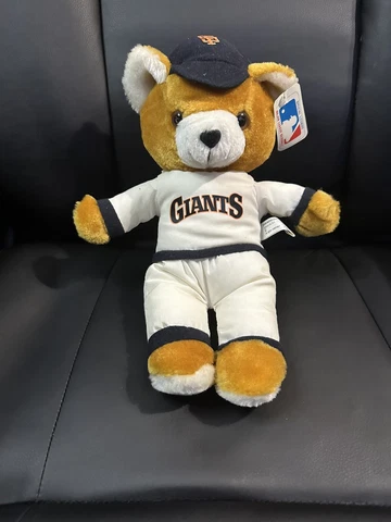 Vintage San Francisco Giants Plush Bear Steven Smith Stuffed Animal MLB Cover