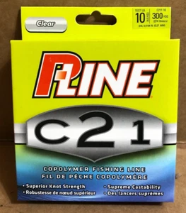 P-Line C21F-10 C21 Copolymer Fishing Line 10Lb 300yd Filler Clear ** - Picture 1 of 3