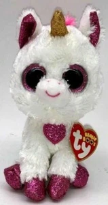 Ty Beanie Boos ❤️ CHERIE The Valentines Unicorn 6" Sparkle Eyes New MWMT's - Picture 1 of 1