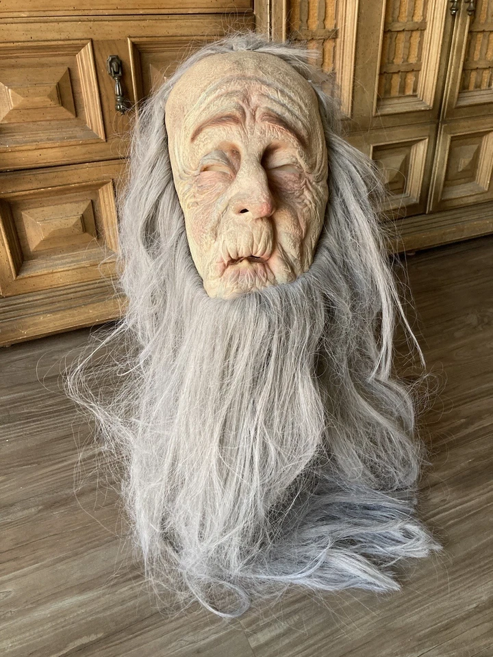 Vintage mask - bearded long haired old man - 2000 The Paper Magic Group - Image 1 of 4