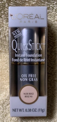 L'Oréal Paris QuickStick Instant Foundation - Oil-Free - Nude Beige 0.38 OZ - Image 1 of 3