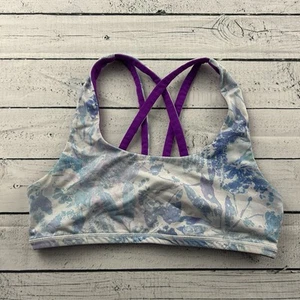 Ivivva Reversible Strappy Sports Bra Girl's XL 16/18 Purple - Picture 1 of 4