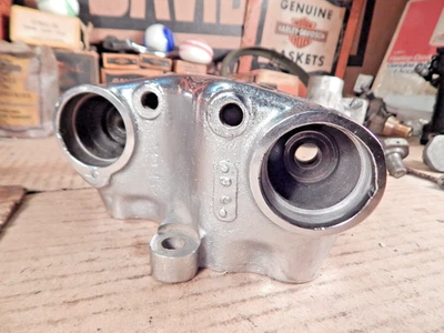 C6 Harley Balancín Caja Frontal Cromo 1946-7 Cabeza de Nudillo Motor Motor Nudillo EL FL Foto 1 de 4