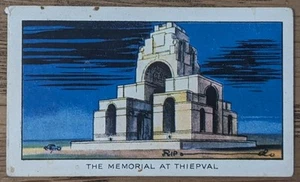 1934 Carreras Cigarette Card Believe It Or Not #7 The Memorial At Thiepval - Picture 1 of 2