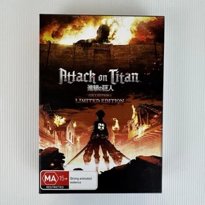 Attack on Titan Collection 1 Limited Edition Dvd Region 4 Inc Badges Necklace - Picture 1 of 14