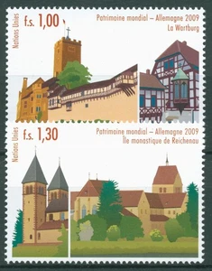 UNO Genf 2009 UNESCO Welterbe Deutschland 644/45 postfrisch - Picture 1 of 1