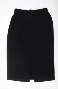 Roman Originals Women's Black Midi Pencil Skirt Size 20 - Picture 1 of 12