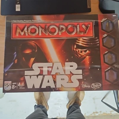 Star Wars Monopoly 2015 Board Game Ages 8+ Hasbro & Disney USA Edition NEW  - Image 1 of 4