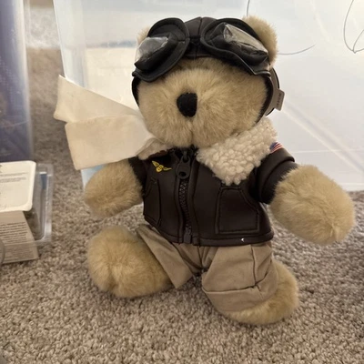 Starbucks Coffee Bearista Aviator Pilot 32nd Edition 2004 10” Plush Teddy Bear - Image 1 of 4