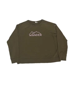 Columbia Wander Women’s Size Large Crew neck sweatshirt Brown Euc - Picture 1 of 4