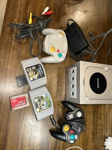 Nintendo GameCube Launch Edition Silver Console. Tested And Works. Cords Plus…. - Picture 1 of 11