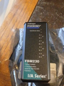 Invensys Foxboro P0926GU FBM230, Channel Isolated 4 Communication - Picture 1 of 8