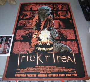 Trick R Treat 2013 James Fosdike Screen Print Poster movie pumpkin Egyptian - Picture 1 of 2