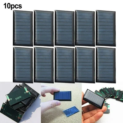 Verbessern Sie Ihre DIY-Projekte mit 10 kleinen Power Solarzellen Panel 5V 30mA 53X30mm - Bild 1 von 4