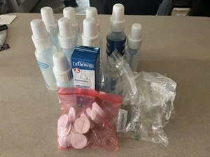 Dr Brown Bottle Lot (12 bottles, bottle holders, etc) - Picture 1 of 5