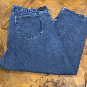 Mens Polo Ralph Lauren DARK BLUE Denim Jeans 52b X 30 EUC - Picture 1 of 15