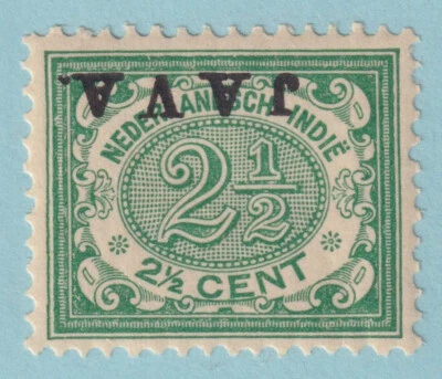 NETHERLANDS INDIES 84a  MINT HINGED OG * INVERTED OVERPRINT - VERY FINE! - JNH - Image 1 of 2