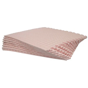 8PCs EVA Foam Exercise Tiles Floor Mat Gym Floor Fitness Yoga Workout 24x24 Pink - Picture 1 of 7