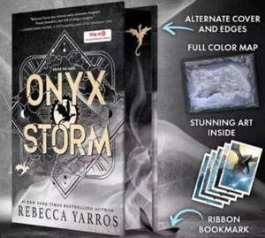 Onyx Storm - Target Exclusive Edition - by Rebecca Yarros (Hardcover) - Picture 1 of 7