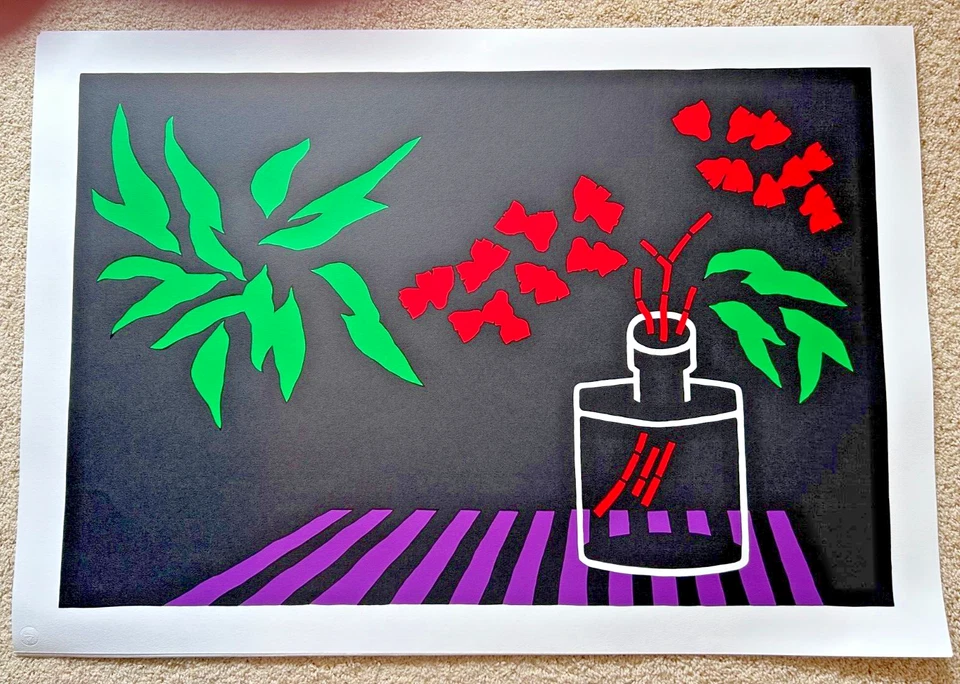 S. J. Budnick  (1921-1994) , American Listed Artist , Pop Art Color Lithograph - Image 1 of 1