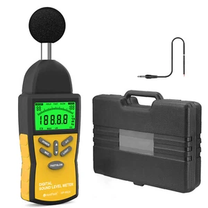 Digital Sound Level Meter 30-130dBA Decibel DB Noise Monitor Pressure Tester LCD - Picture 1 of 8