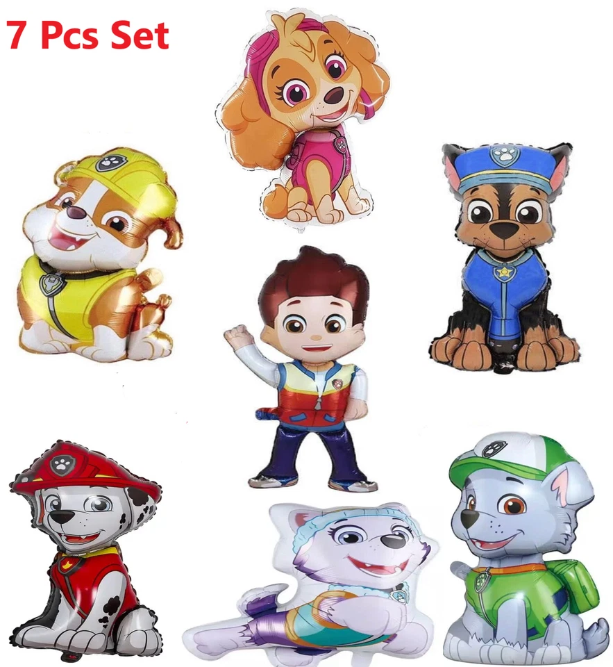 PAW Patrol Balloons Chase, Skye Foil latex balloon Kid Birthday Party Decoration