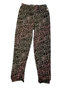 Girls RBX Black "Love" Leggings Pants - Size S 7/8 - Picture 1 of 2
