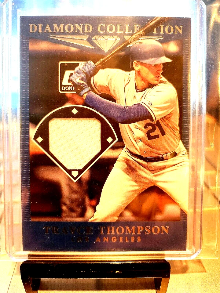 2017 Panini Donruss Trayce Thompson Collection Material Card #DC-TT " DODGER'S " - Image 1 of 4