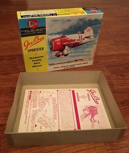 Vintage Pyro Gee Bee Sportster Airplane Model Kit Empty Box & Instruction ONLY  - Picture 1 of 1