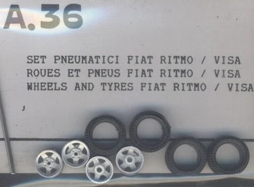 RUOTE 1/43 FIAT RITMO - CITROEN VISA e simili TRON  A036 - Immagine 1 di 1