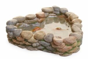 Miniature Dollhouse Fairy Garden Stone Koi Pond - Buy 3 Save $6