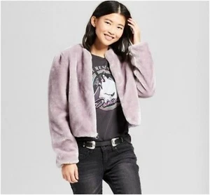 NEW Mossimo Womens Faux Fur Zip Up Jacket Purple Size 2X-Large - Picture 1 of 1