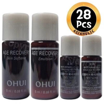 O HUI Age Recovery Skin Softener 5ml (14pcs) + Emulsion (14pcs) 28pcs Newest Ver - Image 1 of 4