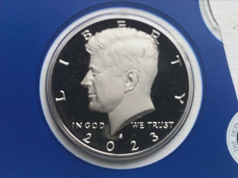 2023 S SILVER Proof Kennedy Half Dollar from US MINT SILVER Proof Set**Pre-Sale* Cover