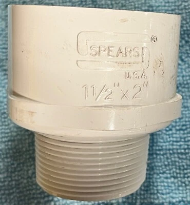 SPEARS MANUFACTURING CO - TCG Lot of 6 - Spears 1.5-inch to 2-inch SCH 40 Reducing Male Adapter 436-213