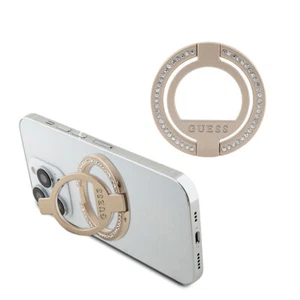 Guess iPhone 16 15 14 13 MagSafe Ring Stand Metal Rhinestones Holder Halterung - Bild 1 von 4