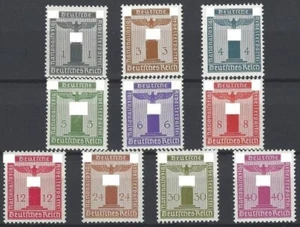Deutsches Reich Dienstmarken 1942 MiNr. 155-165 ** postfrisch 10 Werte 162 fehlt - Picture 1 of 2