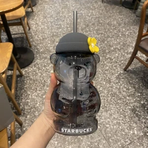 Starbucks Corea 2024 Jeju Bearista Bears vaso frío Venti 20oz taza de paja - Imagen 1 de 2