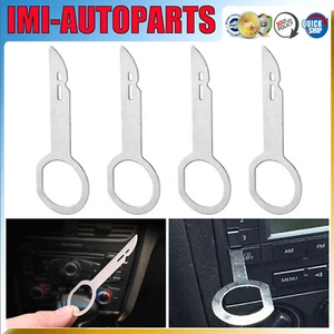 Radio removal key release tool 4pc for VW Audi Seat Skoda Mercedes Stereo Audio - Picture 1 of 12