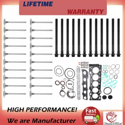 Juego de juntas de culata de motor de 2,5 L con pernos para VOLVO C30 C70 S40 S60 V50 V60 Foto 1 de 4