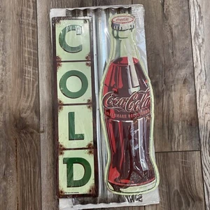 Classic Coca-Cola Coke Metal Sign Hobby Lobby 843243 - Picture 1 of 4