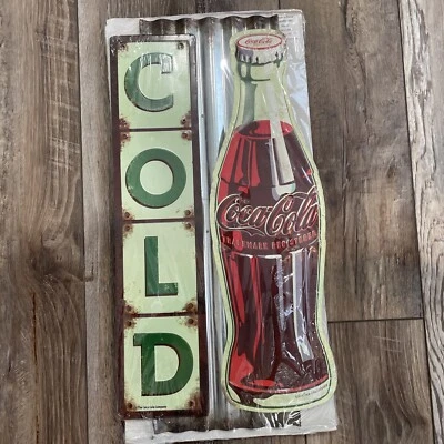 Classic Coca-Cola Coke Metal Sign Hobby Lobby 843243 - Image 1 of 4