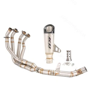 For Kawasaki Z900 2017-2025 Full Exhaust System Front Link Pipe Muffler Tip 51MM - Picture 1 of 9