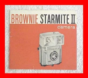 KODAK MODEL STARMITE II STAR MITE 127 CAMERA OWNERS MANUAL BOOKLET - Picture 1 of 1
