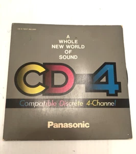 RARE Vintage Panasonic CD-4 70s Test Record SPR111-1 EP Vinyl Quadraphonic - Picture 1 of 15