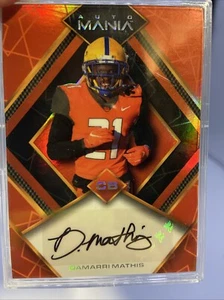 2022 wild card auto mania DAMARRI MATHIS AM-D64 - Picture 1 of 3