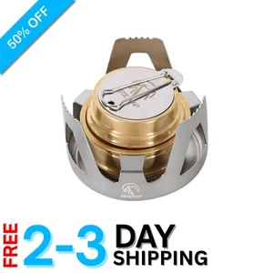 Compact Alcohol Burner Stove with Aluminum Stand - Perfect for Camping & Hiking - Picture 1 of 7