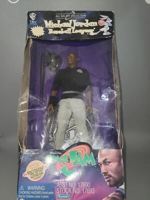 Michael Jordan Space Jam Baseball Leaguer Action Figure 1996 Box Is Rough  - Image 1 of 3