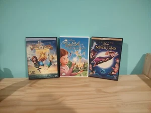 Disney Tinker Bell Movie Bundle + Bonus Return To Neverland On DVD - Picture 1 of 10