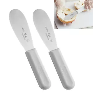 2 Sandwich Spreader Butter Knife Cheese Slicer Stainless Steel Kitchen Tool 3.5" - Picture 1 of 1